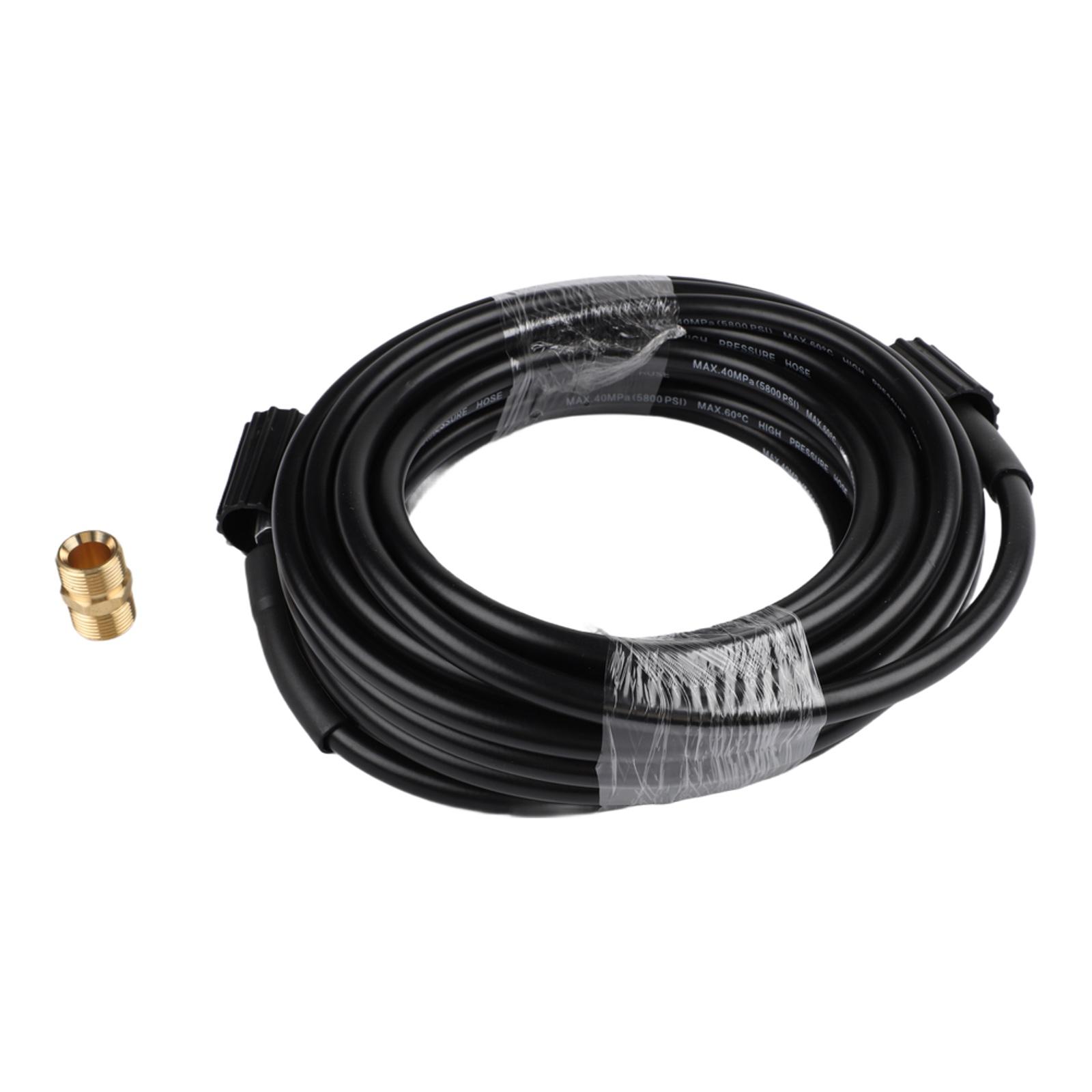 M22 Connector Pressure Washer Hose Rubber Construction Flexible And Kink-resistant For Karcher Pressure Washers 10m