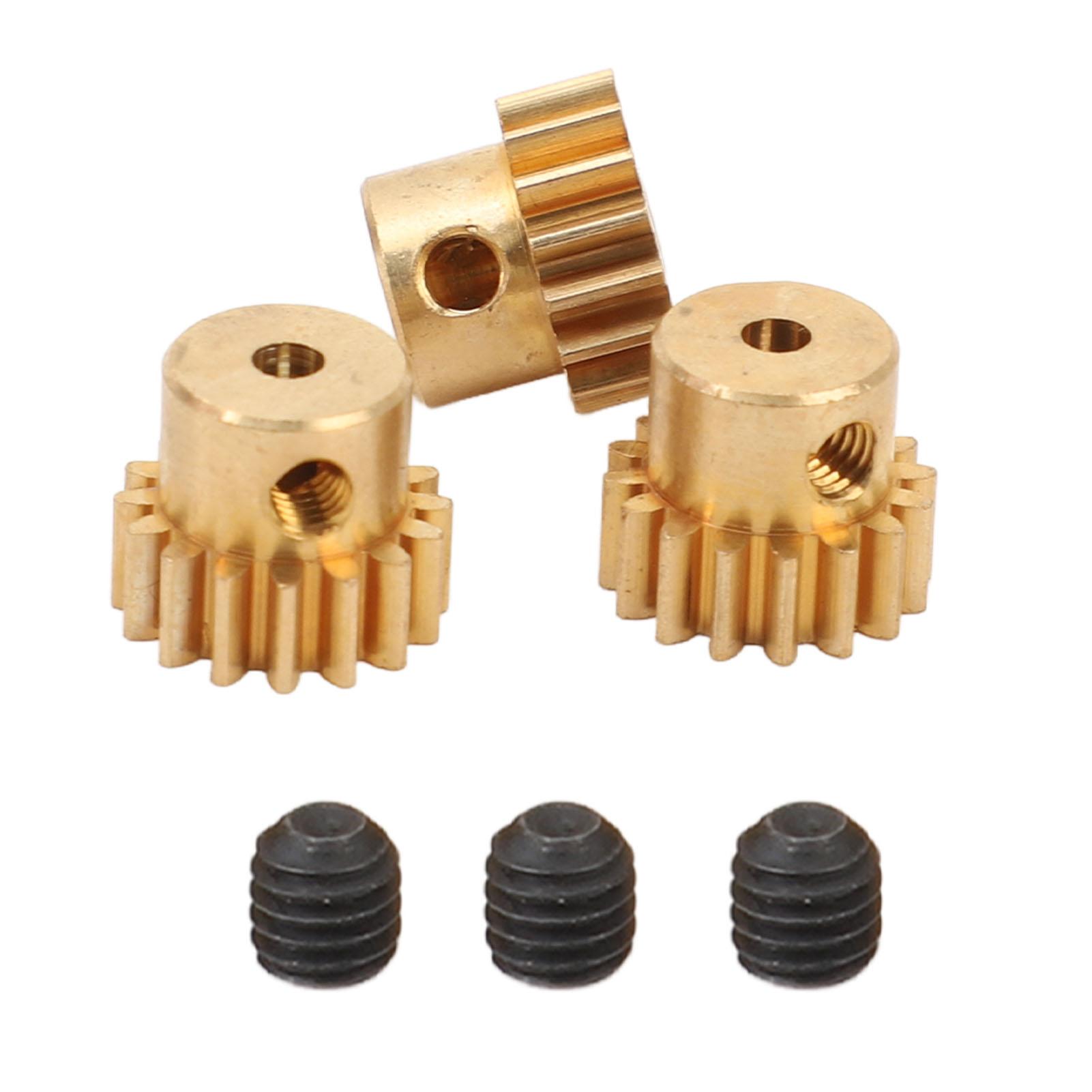 

RC Motor Gear 16T M0.6 Copper RC Pinion Motor Gear for 112 116 RC Cars for 370 380 390 Motors