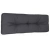 Pallet Cushion Anthracite 120 X 40 X 12 Cm Fabric