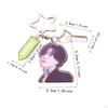 Acrylic Keychain Portable Versatile Adorable Keyring for Women Birthday Gift Style A