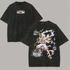 Hot Sale One Piece Boa Hancock Graphic Print T-Shirt Men Women Streetwear Hip Hop Harajuku Fashion Vintage Washed Cotton Summer New Tee Oversized Top