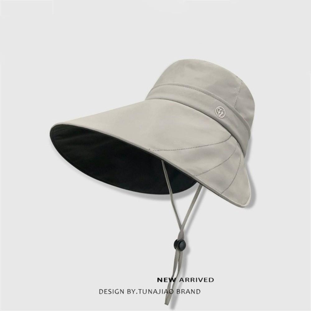 Anti-UV Sun Hat Wide Brim Safari Cap New Bucket Hat  Women