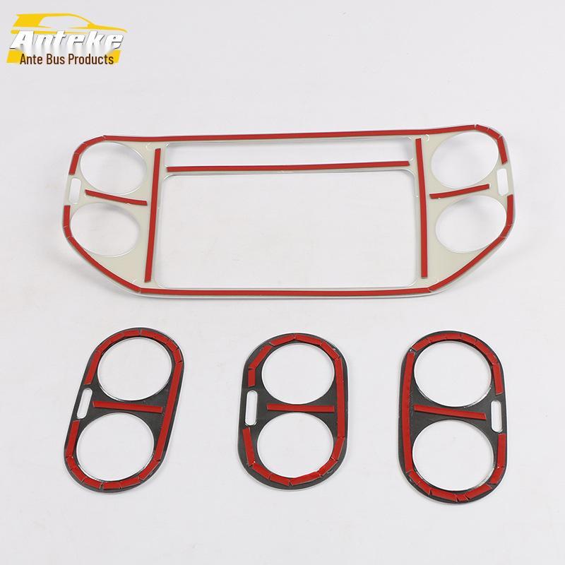 Tiguan 09-18 Air Vent Decorative Frame: AC Outlet Sequins Car Accessory