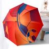 Soccer Ball-Shaped Automatic Opening/Closing Umbrella with Foldable Design, Ideal for Fans, Travelers, Daily Use, and Gifts - Solution112115