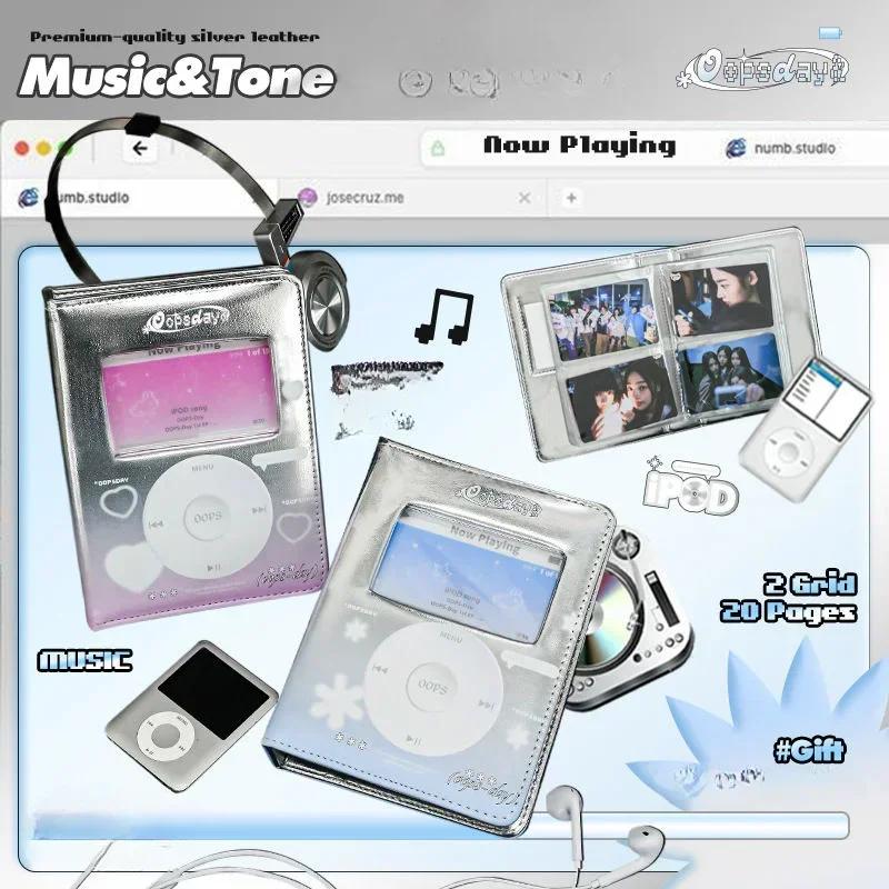 Retro Shape Card Photo Album for 3 Inch Kpop Star Small Photo Card Collection Book Creative Design Card Binder Chasing Gifts