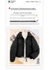 Trendy Academic Style Women's Winter Stand Collar Short Cotton Jacket 2025