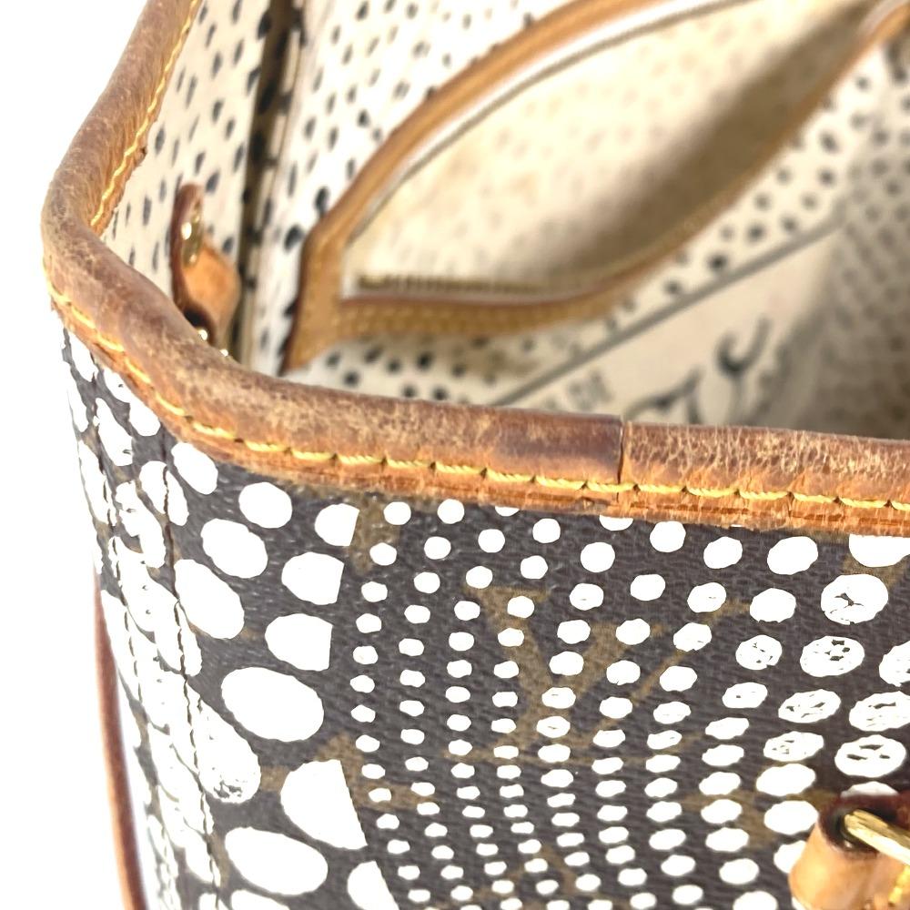 Louis Vuitton M40684 Pumpkin Dot Neverfull MM Yayoi Kusama Tote Bag Shoulder Bag