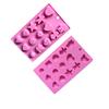 Silicone DIY Chocolate Pudding Ice Cube Mold 14 Mixed Picture Love Love Bear