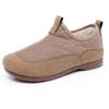 Old Beijing Winter Cloth Shoes Women's Velvet Soft-soled One-pedal Cotton Shoes Casual Fashion Versatile Warm Flat-soled Doudou Shoes