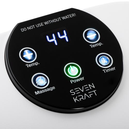 Foldable Foot Hydromassager 500W With Heating 6 Massage Rollers And Timer