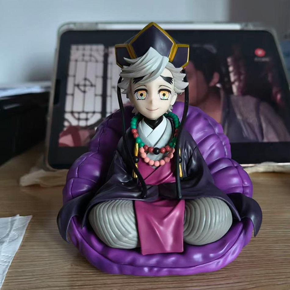 4stely Anime Demon Slayer Figure Model Juuni Kitsuki Akaza Battle Figure Doll Kimetsu No Yaiba Desktop Decoration Collection Gif