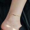 Simple Titanium Steel Anklet Women'S Advanced 18K Anklet  Love Anklet Accessories Gift