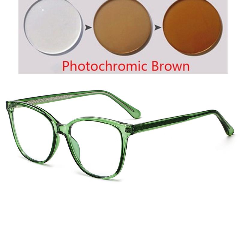 Spring Leg Blue Light Blocking Oval Myopia Eyeglasses With Degree Fashion TR90 Women Minus Sight Eyeglasses 0 -0.5 -0.75 To -6.0