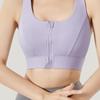 Miling Women's Zipper Sports Bra Yoga Vest