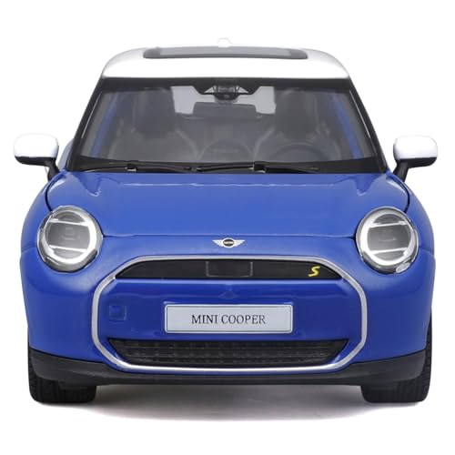 Maisto 1/24 Scale Mini Cooper SE (J01) Blue / Diecast Model Car, Finished Model 32926