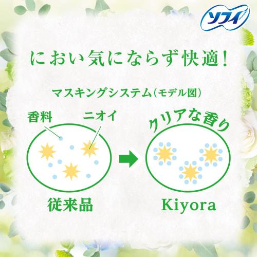 Sofy Kiyora Natural Green Scent, 72 pieces (unicharm Sofy)