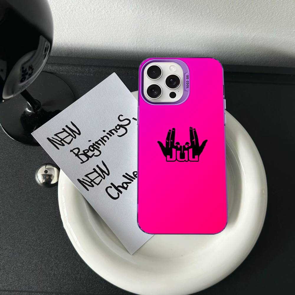 

H-Hots Juls Rapper Logo Phone Cases For iPhone 17 16 15 14 13 12 11 Plus Pro Max Colorful Case iPhone 13pro max