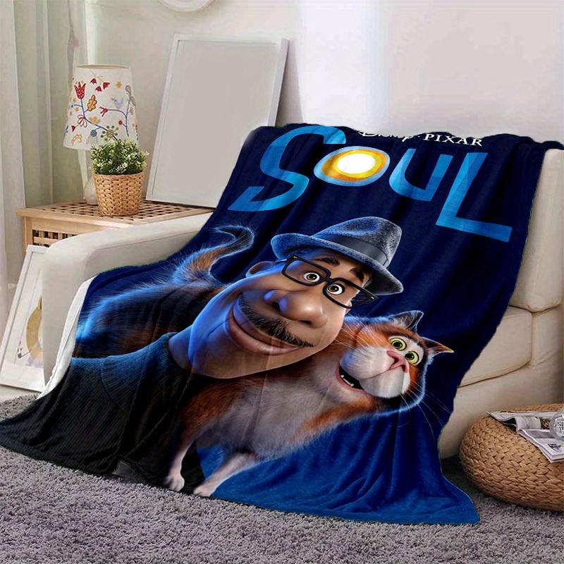 

1pc, Disney Pixar Soul Movie Merchandise: Home Decorative Throw Blanket Perfect for Couch, Bed, Travel, Camping, Car 80x120cm