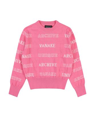 VANAKE Logo Lettering Pattern Knit_Vb2Yktuv03Z
