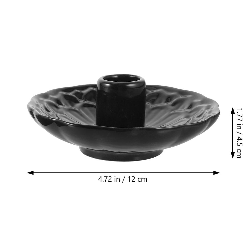 1Set Ceramic Purifying Incense Stick Holder Stable Base Modern Style Sage Tray Aromatherapy Wooden Stick Burner Decorative