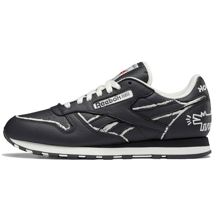 

Reebok Keith Haring x Reebok Classic Leather Dog Blackboard Chalk Drawing GZ1456 39