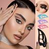 2 Stück Lidschatten-Schablonen Augen-Make-up-Siegel-Vorlage Wiederverwendbare Lidschatten-Hilfsformen Werkzeug Geeignet für Anfänger