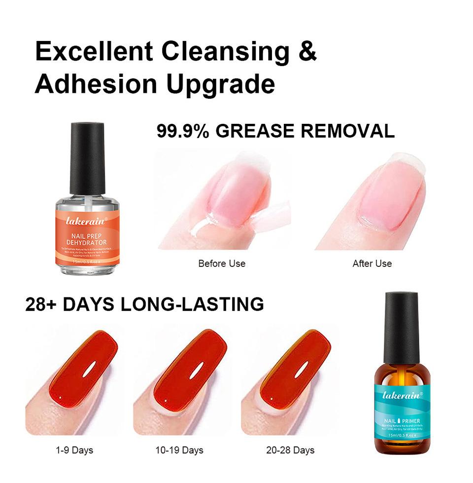 Nail primer set nail drying liquid, nail primer liquid, nail primer 2pcs