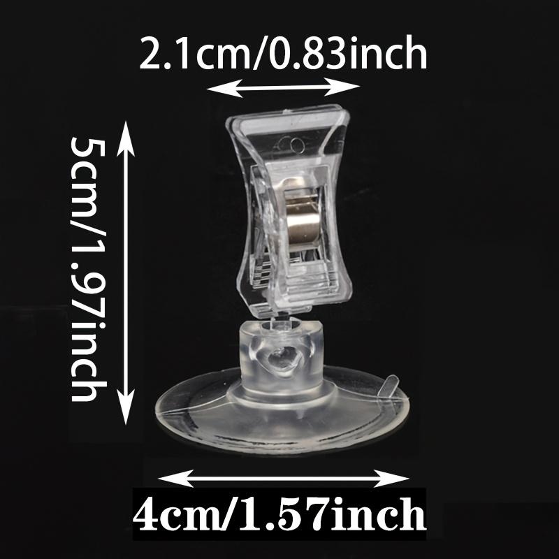 3PCS Punch Free Suction Cup Clips Multifunctional Wall Hook Window Phone Bracket Portable Holder for Kitchen Living Room Office