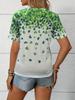 25 European Cross-Border St. Patrick's Day Shamrock 3D Print Women's T-Shirt