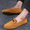 Fashion New Men High Quality Genuine Leather Loafers Men Casual Shoes Moccasins Slip On Men's Flats Fashion Men Shoes Male Driving Shoes