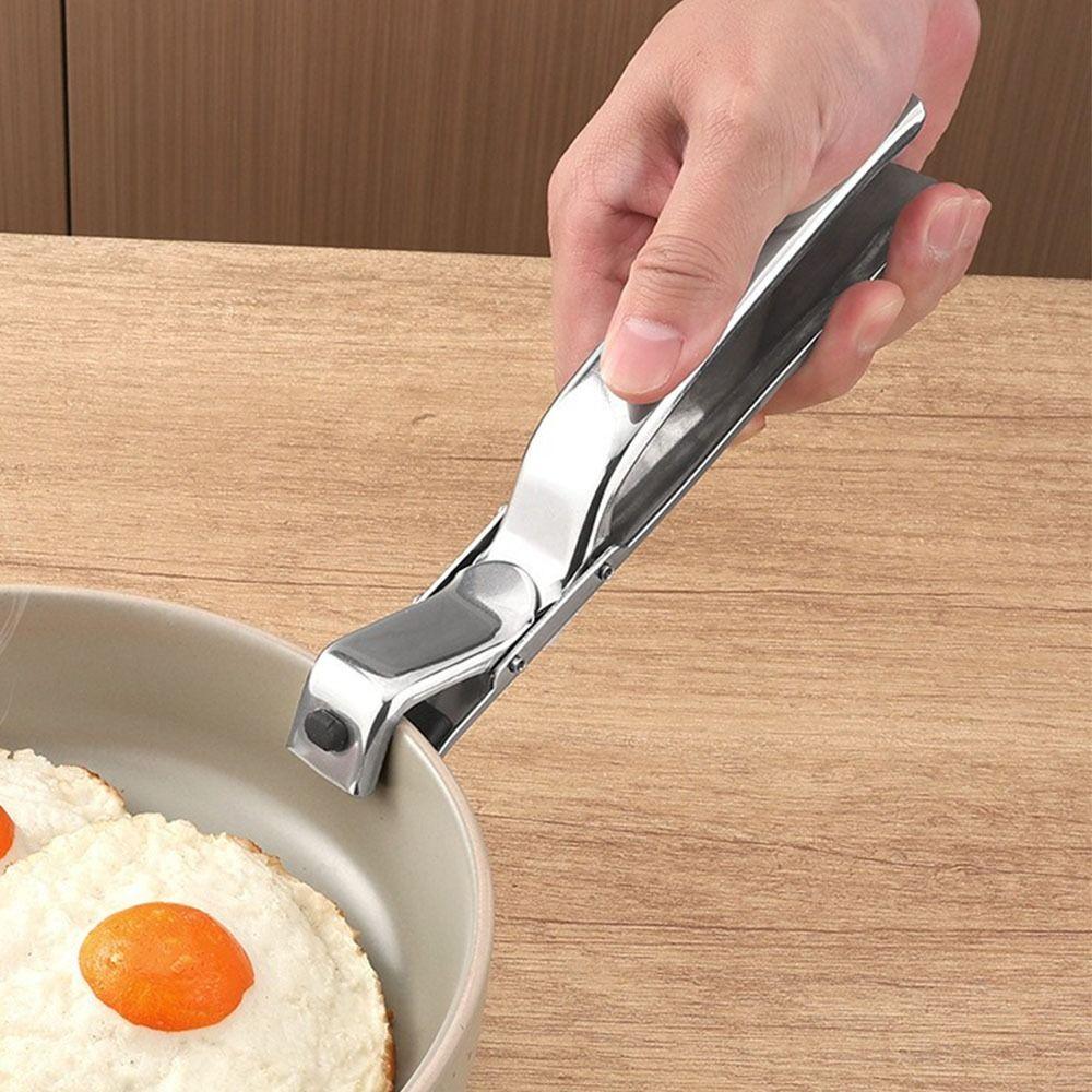 Non-slip Hot Plate Gripper Multifunctional Pot Clips Portable Meal Bowls Tongs  Kitchen Gadgets