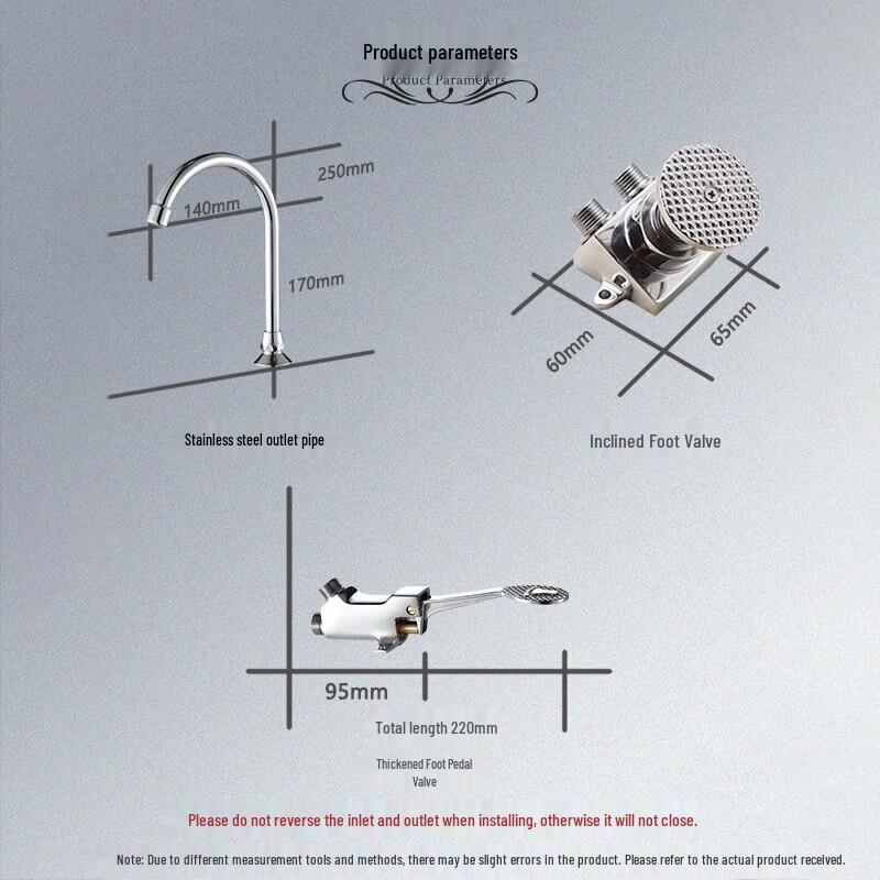 Jinghewen Foot Pedal Operated Single Cold Water Faucet