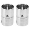 2pcs Drop In Swivel Rod Holder Adapter 304 Stainless Steel 360 Degree Fishing Pole Converter for 1‑9 16in Rod Holder