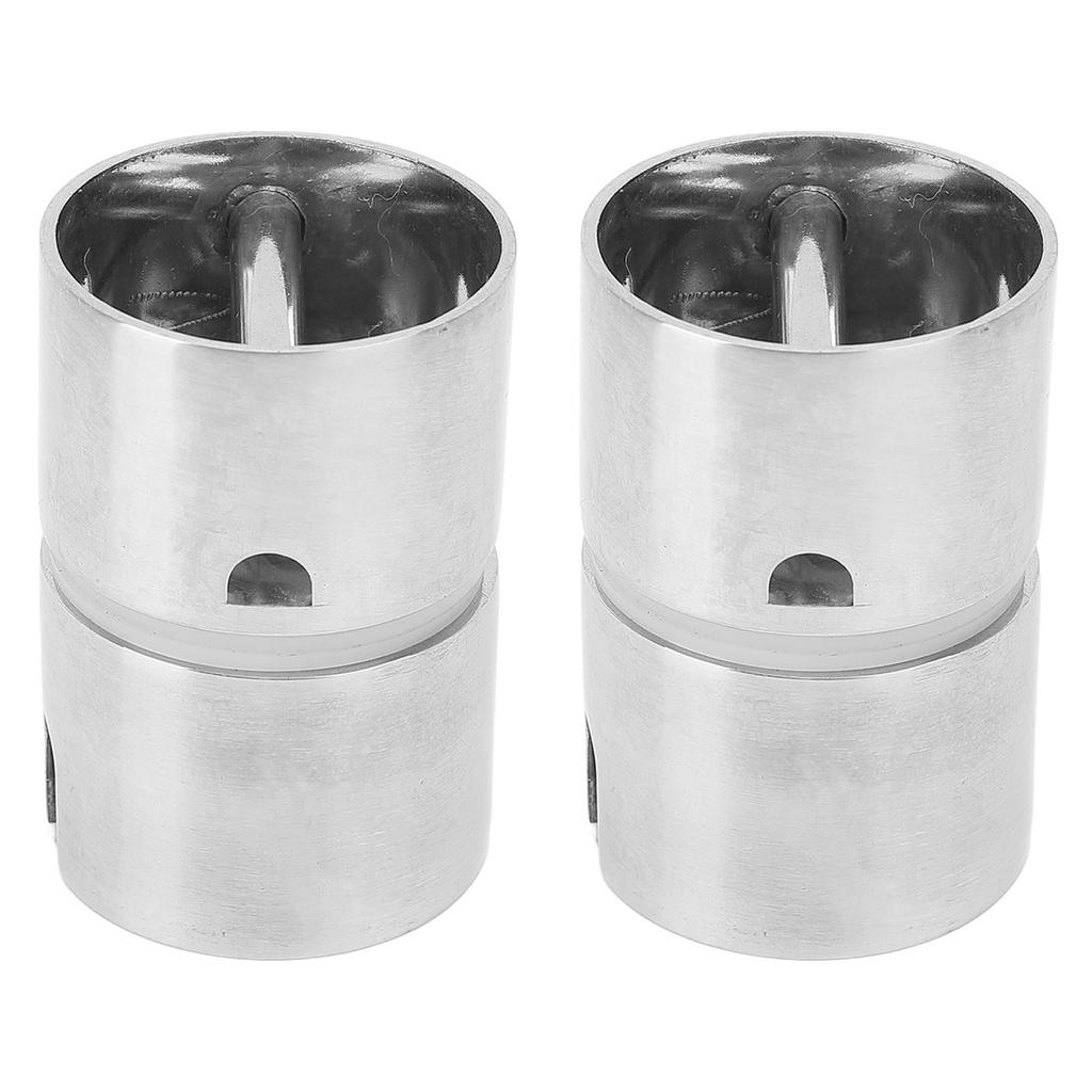 2pcs Drop In Swivel Rod Holder Adapter 304 Stainless Steel 360 Degree Fishing Pole Converter for 1‑9 16in Rod Holder