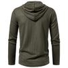 Herren Schnür-Kapuzenpullover mit Textur Lässiger Pullover für Herren Herbst Winter Warm Mode Mehrfarbig Langarm Herrenoberteil