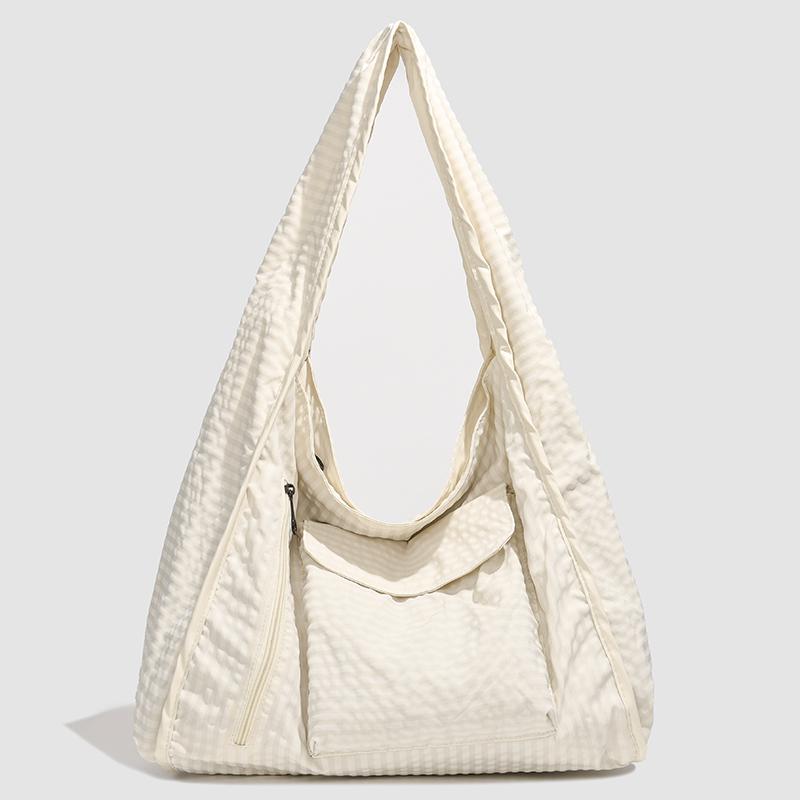 Plaid Tote Bag Women's Lightweight Large Capacity Shoulder Bag