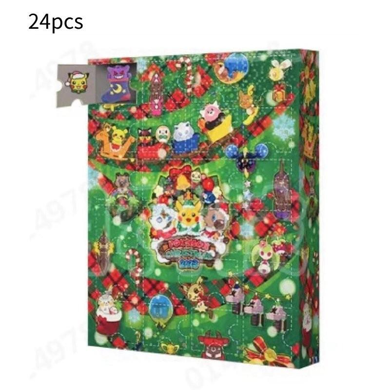 24 Piece Pokmon Advent Calendar Box Stunning Pokmon Pocket Monsters Toys Set