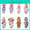 Reborn Schlafpuppe Mädchen Pvc Bjd Spielzeug mit verstellbaren Gelenken und weicher Kleidung