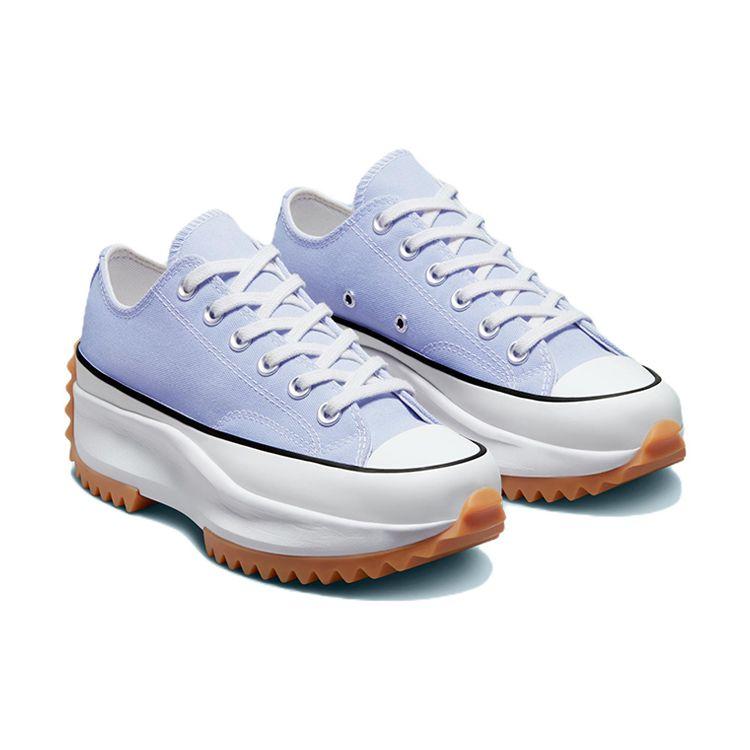 Converse Tênis Unissex Run Star Hike Platform Low Serene Sapphire Goma Azul Branco Preto A02683C