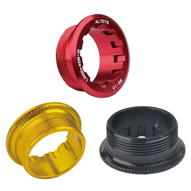12 Speed Flywheels Cover Cassettes Flywheels Lock Cover Bike Freewheels Lock Rings for Efficient Bicycles Gears Systems