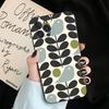 Multi Stem Orla Kiely Folio Phone Case For iPhone 6 7 8 Plus 11 12 13 14 Pro SE 2020 MAX Mini X XS XR Back Funda Cover