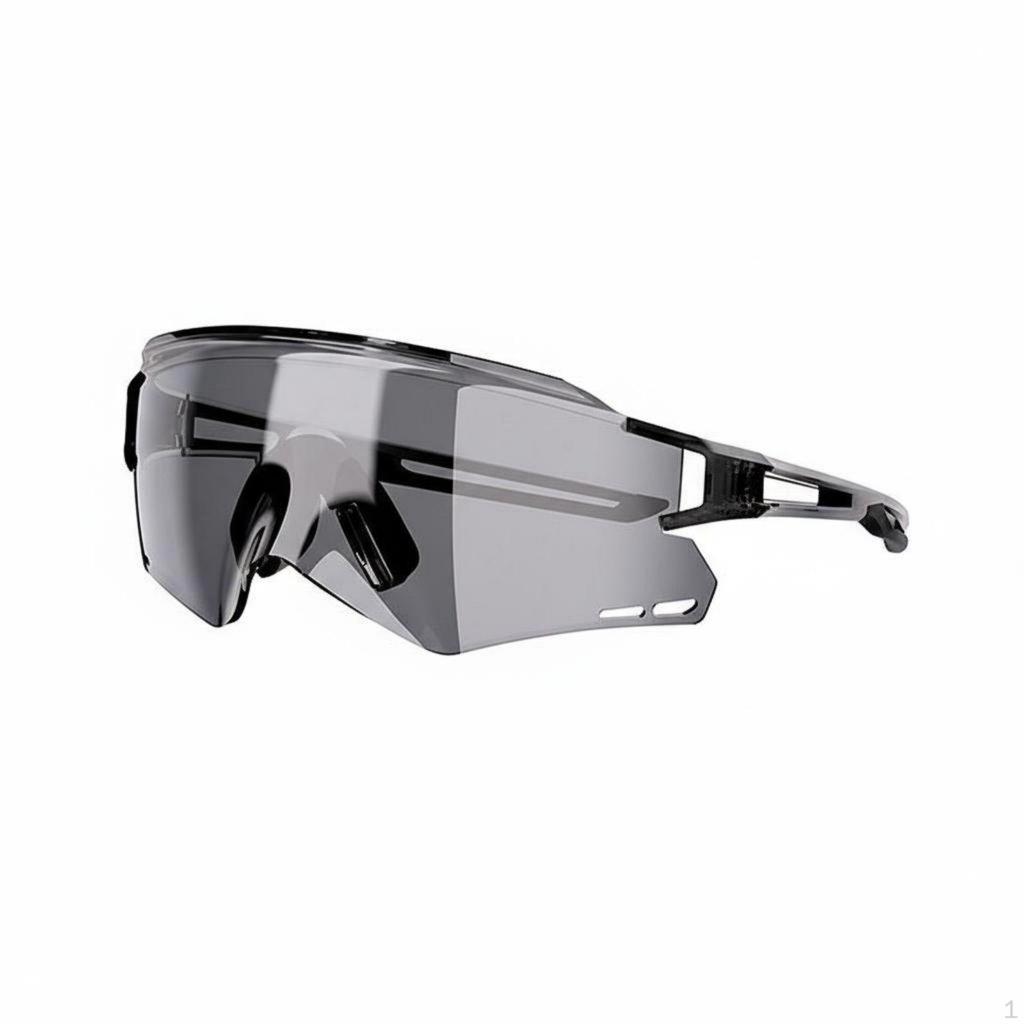 Photochromic Biking Glasses Impact Resistant Transition Lens Wide Field of View