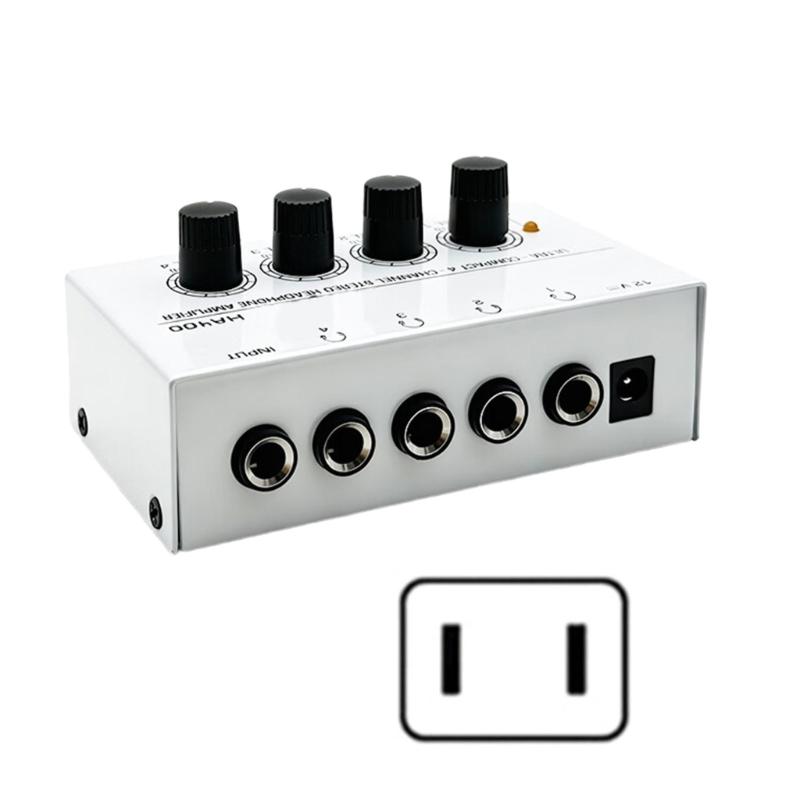 MultiDevice Audios Splitter Compactly Headphone Amplifier For Audios Engineers And Musicians High Fidelitys Sound Output