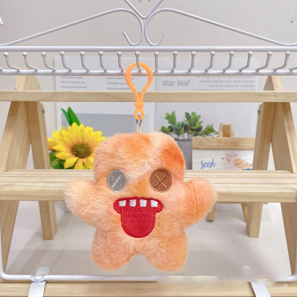 Cartoon 10cm Fuggler Plush Funny Ugly Teeth Monster Beach Resort Series Plushies Squirm Crazy Rabbit Stuffed Funny Doll Gifts