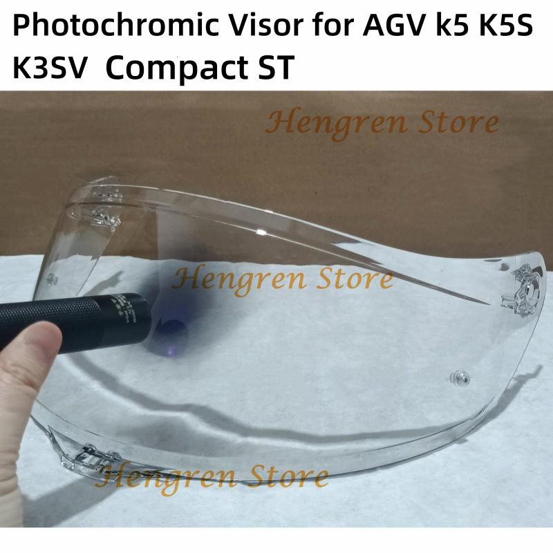 Helmet Visor for AGV K5 K5S K3SV K1 K1S Compact ST Motorcycle Helmet Lens Wind Shield Sunscreen Visera Parts Motocross RacingSpeed Sensors 6