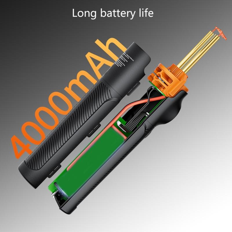 Highly speed 590℃ Plastic Welding Guns For Automotive Bumpers Welder Builts In 4000mAh Battery And Illuminated Work Area