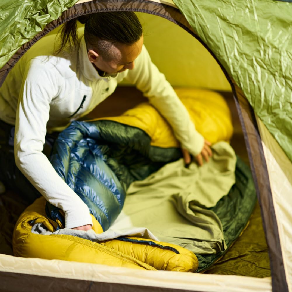 ISUKA Sleeping Sheet with Side 210922 Zipper, Gray,