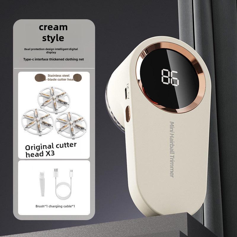 Digital Clothes Lint Remover with Display - Household Lint & Hair Shaver.