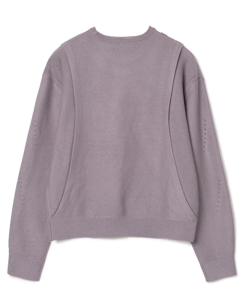 MILLO ARCHIVE Curved Layered Knit [Vintage Purple]