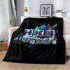 HKS Racing Car Printed Blankets Fashion Warm Blanket Soft And Comfortable Blanket Home Travel Blankets BedLinings Birthday Gift